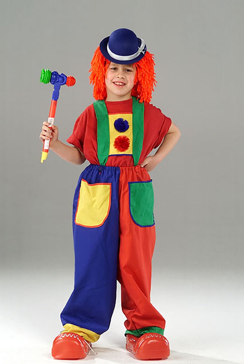 Kostuum Clown | Maat 140 | Verkleedkleding